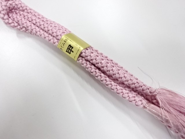 未使用品　正絹　手組帯締め